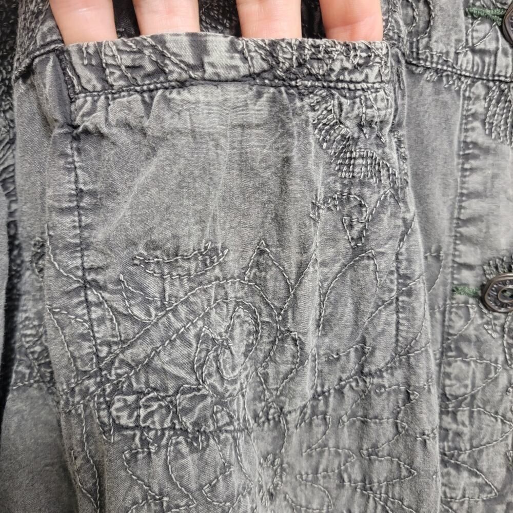 Chico's Boho Embroidered Jacket - Picture 4 of 9